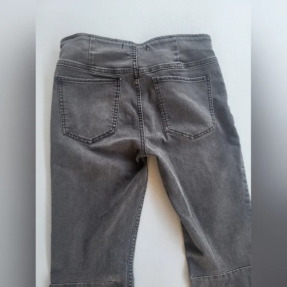 Free People Charcoal Denim Pants - Picture 4 of 4